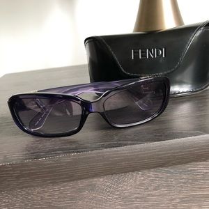 Fendi purple sunglasses